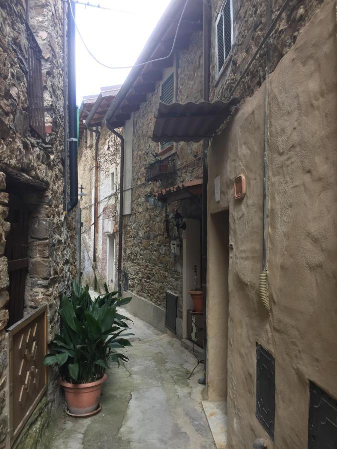 House In The Medieval Village Apricale Buitenkant foto